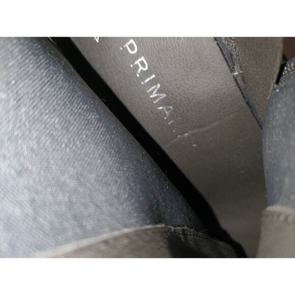 Primark Women's Faux Suede Gray Ankle Boots Heeled Pom-Poms Size 6 Fashionable - Picture 8 of 13